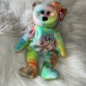 1996 TY Original Beanie Babies Peace Bear,
UltraRare & Mint-Condition